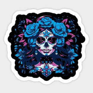 santa muerte Sticker